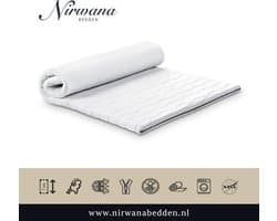 Topdekmatras - Topper 150x190 - NASA traagschuim 8 cm dik