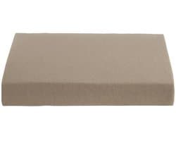 Ambiante - Jersey - Split-topper - Hoeslaken - 160x200 cm - Taupe
