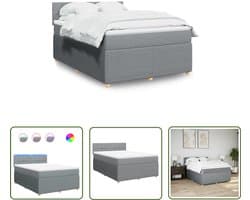 vidaXL Gereedschap - Dynamische Sleutel - Boxspring met matras stof lichtgrijs 140x200 cm - Draper Tools - Sleutel Set - Klikmechanisme