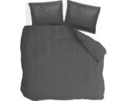 Walra Dekbedovertrek Vintage Satin - 240x220 - 100% Katoen - Antraciet