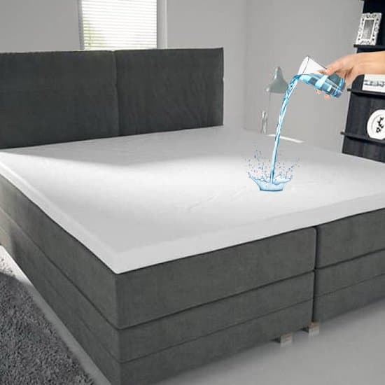Zavelo Molton Waterdicht PU Topper Hoeslaken - 140x200 cm - 100% Katoen - 10cm Hoekhoogte - Wasbaar tot 95 graden - Rondom Elastisch