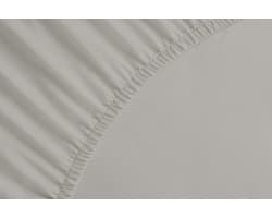 Yellow Hoeslaken Percale - Onderlaken voor tweepersoonsbed - 160x200 cm - 100% Katoen-Perkal - Grijs