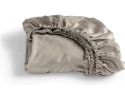 Cinderella - Sundays - Hoeslaken - 100% Katoen-Satijn - 180x210 cm - tot 25 cm - Taupe
