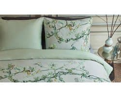 Beddinghouse x Van Gogh Museum Blossom dekbedovertrek - Tweepersoons - 200x200/220 cm - Grijs