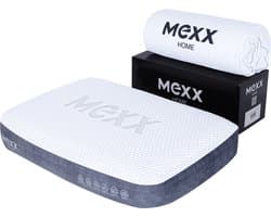 Mexx Premium - Tencel hoofdkussen - traagschuim - ventilerend - zijdezacht - anti-allergie - anti-bacterieel - 65 cm x 43 cm x 12 cm