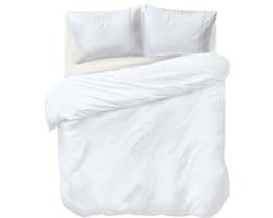 Auping Beige lines satin Dekbedovertrek - Tweepersoons 200 x 220 cm - Katoensatijn - Beige