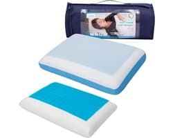 Traagschuim Kussen - Geheugenschuim Kussen - Comfortabel Slapen - Rechthoekige Vorm - 352 Pond - null