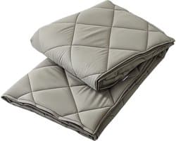 Hoesloos Dekbed - 240x200cm – Wasbaar, Ademend en Zacht – Grijs