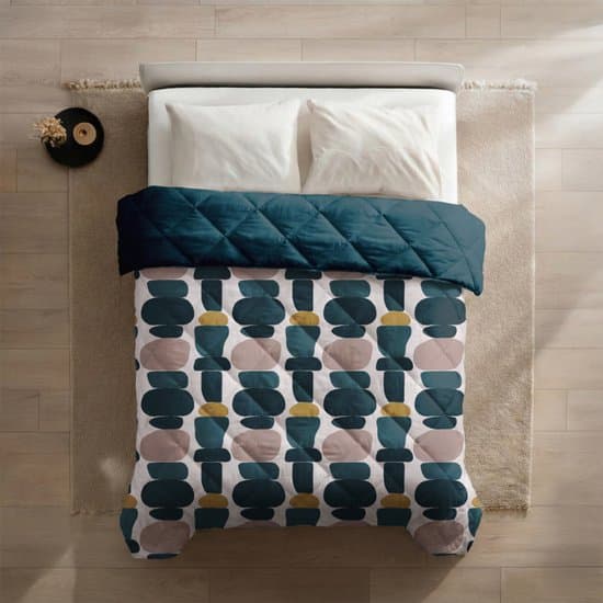 Dekbed-Discounter - Fresh and Co Dekbed Zonder Overtrek 200 x 200 cm - Wasbaar dekbed - Wasbaar op 40 graden - All season dekbed - Stacking Stones