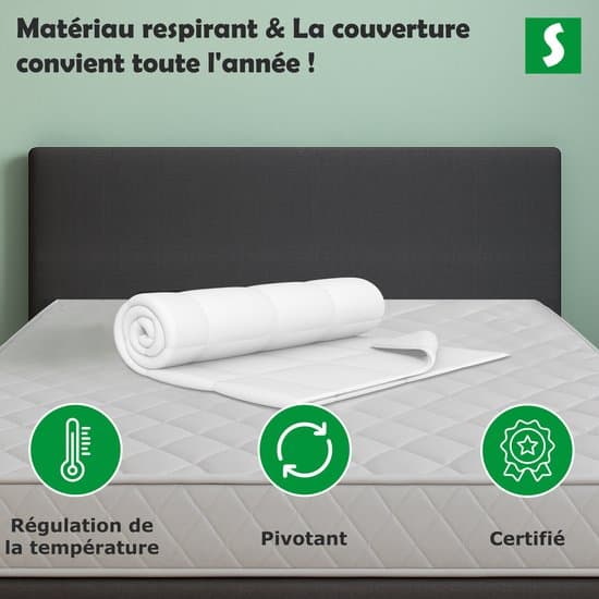 Schlaftroll - winterdekbed - 200x220- Zwaar dekbed met vulling van microvezel - Knuffelig zacht en warm dekbed200x220 - Wasbaar - Geschikt voor mensen met allergieen