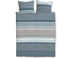 Ten Cate Dekbedovertrek - Dekbedovertrek 200 x 200 tweepersoons - Dekbedovertrekken - Dekbedovertrek 200x220 - Lara Petrol