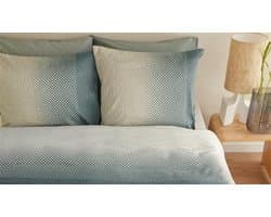 Beddinghouse Duco dekbedovertrek - Tweepersoons - 200x200/220 cm - Grijsgroen