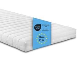 Bodyprotect Comfort Line - matras 140x200 cm koudschuim - hardheid H3 - hoogte 10 cm - als ergonomische schuimmatras en koudschuimmatras - Made in EU - 140 x 200 x 10 cm - wit