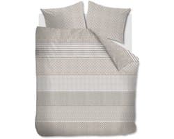 Rivièra Maison Francesco dekbedovertrek - Lits-Jumeaux XL - 260 x 200/220 cm - Zand