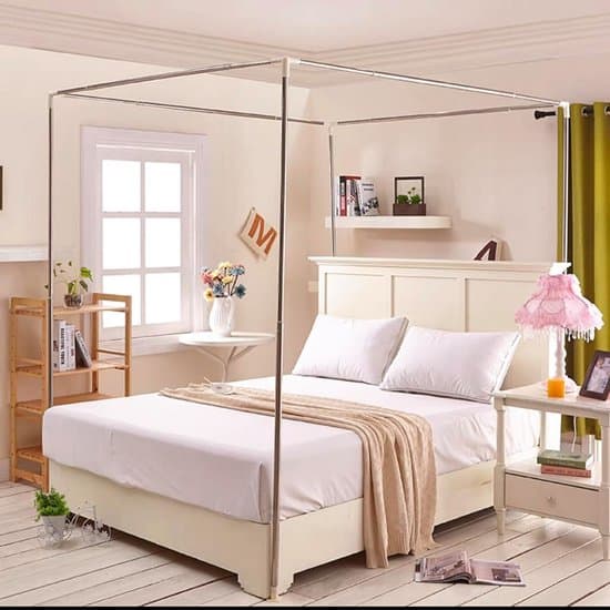 Hemelbed Frame voor Volledige Maat - Stevig en Decoratief