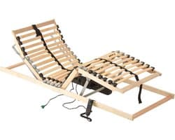 vidaXL - Lattenbodem - met - 28 - latten - 7 - zones - elektrisch - 100x200 - cm