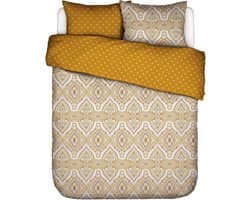ESSENZA Penelope Dekbedovertrek Mosterdgeel - Tweepersoons – 200x200/220 cm
