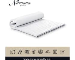 120x200 Topdekmatras - Topper NASA-VISCO - Traagschuim - 7 CM - Nirwana Bedden
