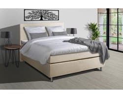 Anno 1588 - Boxspringset Jubilee - Pocketvering - Beige - 140x200 cm - Inclusief Dekbed en Kussens