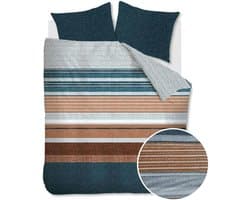 Beddinghouse Lex dekbedovertrek - Lits-Jumeaux - 240x200/220 - Blauw