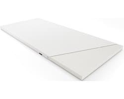 Koudschuim Topper 160x220 – Wasbare Tijk – Duurzaam Koud schuim Topmatras – Matras Topper Met Wasbare Tijk – ColdFoam Classic