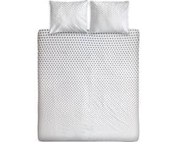 Ten Cate Dekbedovertrek - Dekbedovertrek 200 x 200 tweepersoons - Dekbedovertrekken - Dekbedovertrek 200x220 - Wieber Antraciet