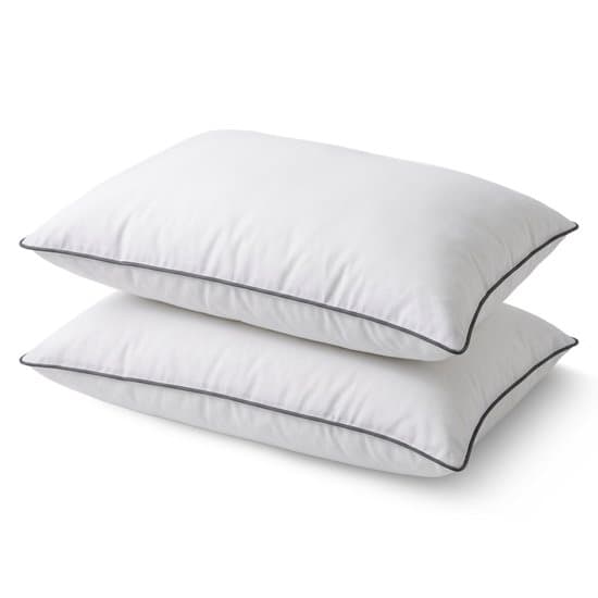 Sleeptime Hotel Hoofdkussen - Set van 2 - Orthopedisch & Ergonomisch - 60x70 cm - Hotelkwaliteit - Geschikt voor Alle Slaaphoudingen