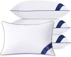 Kussens Set - Slaapkussens Zacht - Comfortabel Slapen - Snelle Veerkracht - 4 Stuks - Wit