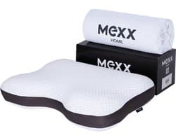 Mexx Premium - Anti-snurk hoofdkussen - traagschuim - ventilerend - anti-allergie - 54 cm x 40 cm x 12 cm