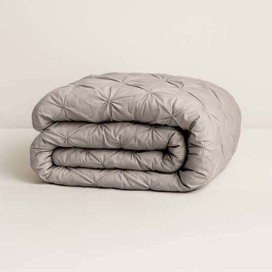 Y-NOT Dreambed Signature All Year Diamond Taupe 160x200 - Eenpersoonsdekbed Extra Breed- Dekbed Zonder Overtrek - Wasbaar Hoesloos Dekbed - 30 dagen proefslapen - Dekbed met vaste overtrek - All year winterdekbed & zomerdekbed