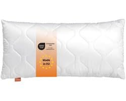 sleepling Komfort - extra dik hoofdkussen 40x60 cm - stevig kussen van polyester - slaapkussen met extra veel vulling - Made in EU - 40 x 60 cm - wit