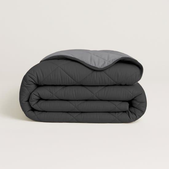 Y-NOT Dreambed Original All Year Antracite/Grijs 240x220 - Lits Jumeaux - Dekbed Zonder Overtrek - Wasbaar Hoesloos Dekbed - 30 dagen proefslapen - Bedrukt dekbed - Dekbed met vaste overtrek - All year winterdekbed & zomerdekbed