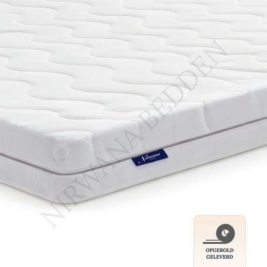 Nirwana Bedden Topper - Topmatras - Matrastopper - Matras - 180x200x7 cm - Traagschuim