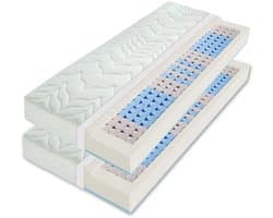 SLEEPNEO - matras 160x200 - 22 cm dik - duo hardheid H2/H3 - 7 zones - koudschuim - zacht