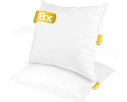Sleep Comfy Bundle Series - Hotelkwalitetit Hoofdkussen | 60x70 cm - Set van 8 - Ultiem Comfort - Verlicht Nek- en Rugklachten - Orthopedisch & Ergonomisch - Geschikt voor Alle Slaaphoudingen