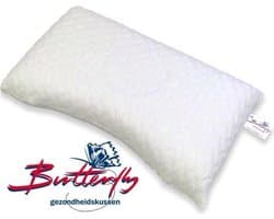 Mahoton - Butterfly kussen - 100% Natuurrubber - medium - (hoogte 14 cm) - Latex