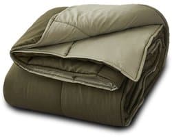 SLAAPP - Wasbaar Dekbed Zonder Overtrek - Groen - 240 x 200 cm