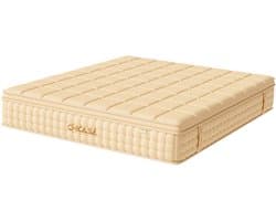 CHICASA Matras 180x200 cm – 25 – 9-Zones Pocketvering – HR Koudschuim – H3 Hardheid – Orthopedisch – OEKO-TEX Gecertificeerd – Anti-Allergisch – Wafelstof Bekleding – Geschikt voor Kinderen & Volwassenen – Hotelkwaliteit