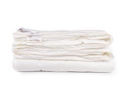 Heckett & Lane Gold - Synthetisch - 4-seizoenen dekbed - Tweepersoons - 200x200 cm - Wit