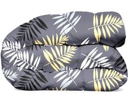 Premium Dekbed bedrukt - Zonder hoes ( 2 in 1 ) - Tweezijdig - 1 persoon -140 x 200 cm - NewVaren Dark / NewVaren Light