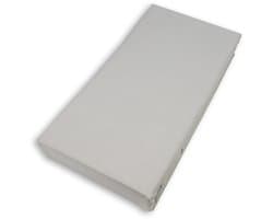 Tuur - Hoeslaken 160x200 cm - 100% Biokatoen hoeslaken - Hoeslaken topper - Timeless Grey - Geschikt voor Matrassen 20-30 cm Hoogte - Wasbaar - Tweepersoons