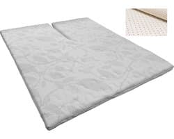 Slaaploods.nl Splittopper - Latex Deluxe - 180x210x6 cm - Wit