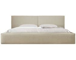Bed 06 - Gestoffeerd tweepersoonsbed met bouclé overtrek - 180x200 cm - Elegant en comfortabel - Beige (Anthology 3)