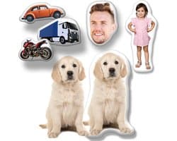 Konijnen Kussen - kussen met foto - 30 cm