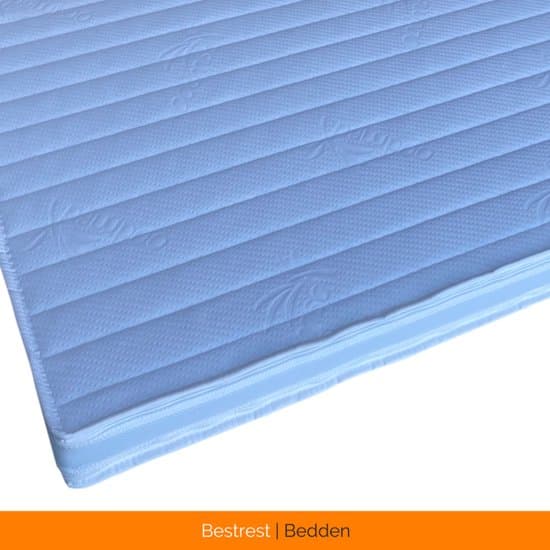 BestRest Bedden® - 160x200 Topper - HR55 Koudschuim - Topdekmatras - Matrastopper - Veerkrachtig - Ondersteunend - Afneembaar hoes - Bamboo Hoes - Hotelkwaliteit - 12cm Topper