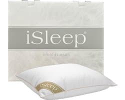 iSleep Donzen Hoofdkussen - 100% Ganzendons - Puntkussen - 60x70 cm