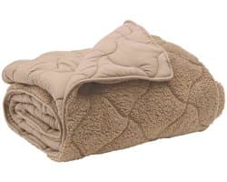 vidaXL - Winter - Duvet - Taupe - 200 - x - 240 - cm - Microvezel - en - Teddy - fleece