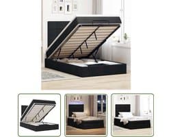 vidaXL Sleutelset - Dynamische Sleutel - Ottoman bed met matras en LED's 120x200cm stof zwart - Gereedschap - Mechanica - Drapers Tools
