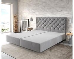 Boxspring-frame Dream-Great microvezel grijs 180x200