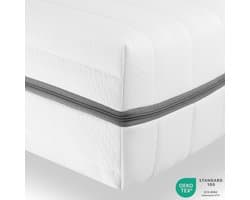Matras 120x200 - 7 zones - 18 cm dik - Duo Hardheid H3&H4 - Sleepneo - Koudschuim - Gemiddeld